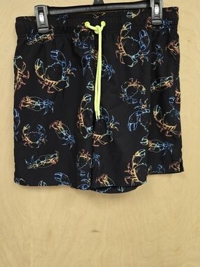 Men's Black Swim Trunks